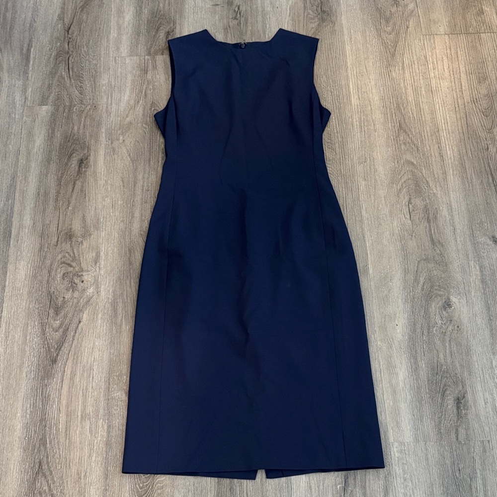 Theory Dark Blue Midi Dress